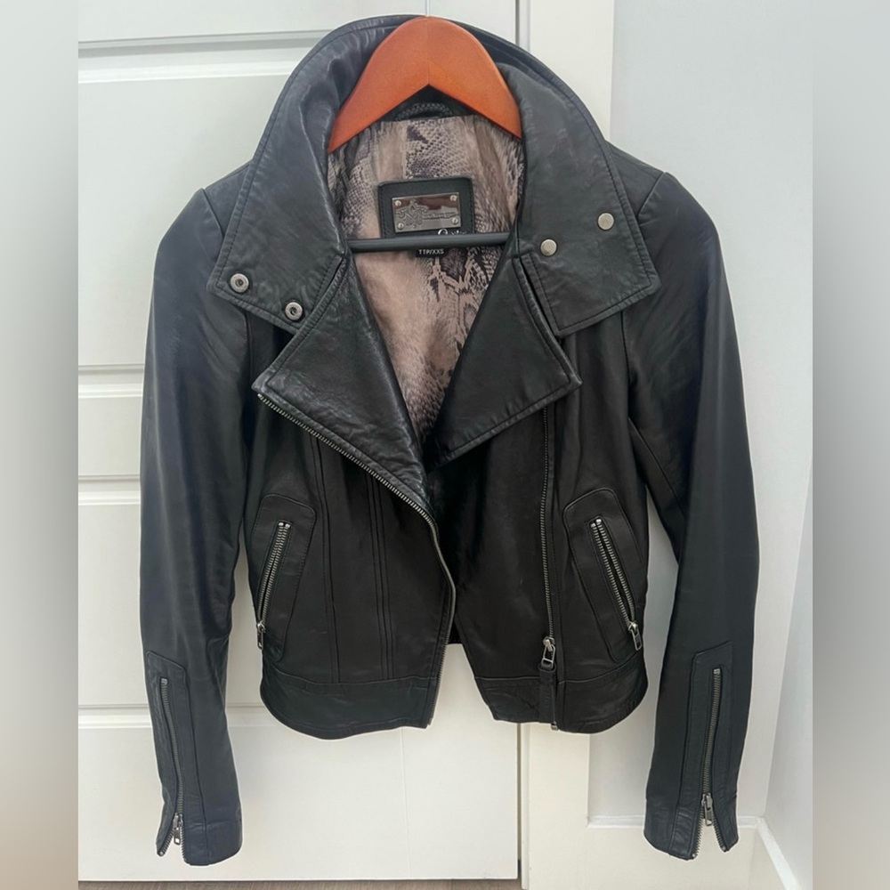 Mackage Kenya Leather Jacket XXS